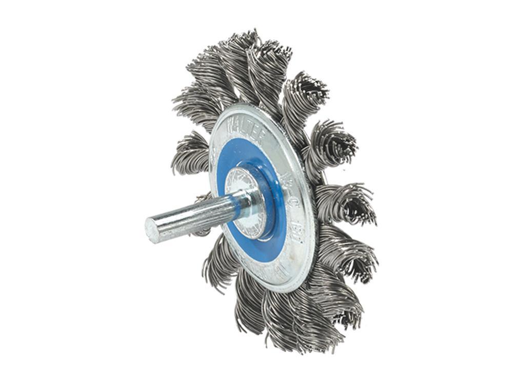 MOUNTED WHEEL KNOT BRUSH 2-3/4 20 KNOTS