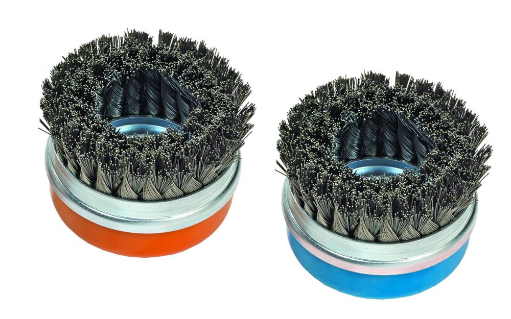 5 inX.020 in X5/8in.-11in X3/4 in Wire: .035in. knot-twisted Cup brush w/ ring