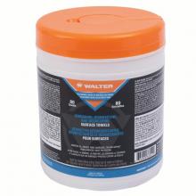 Walter Surface 53G615 - WLT H-DUTY DEGREASING SCRUB WIPES - 80CT