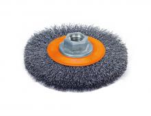 Walter Surface 13J454 - 4 1/2 in X 5/8-11 in X 5/8 in Wire: .0118in. , Crimped wire wheel brushes