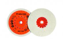 Walter Surface 07T505 - 5 in. X 5/8 in. X 1/2 in. Felt Cup Disc