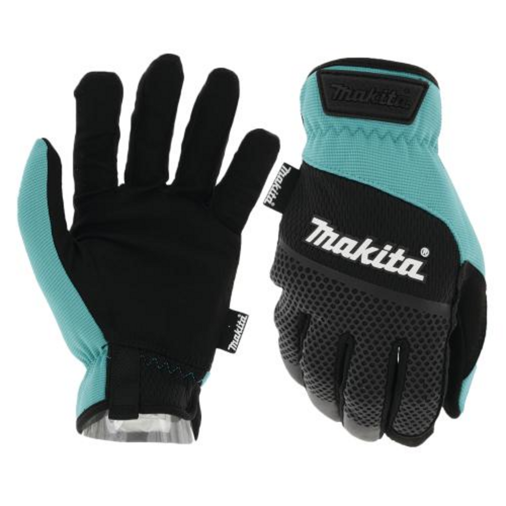 UTILITY GLOVES, OPEN CUFF, TEAL M