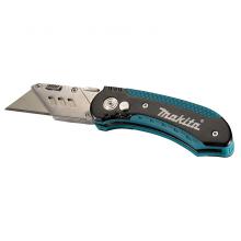 Makita E-10908 - Folding Quick-Change Jobsite Utility Knife w/ 10 Pc. Replacement Blades