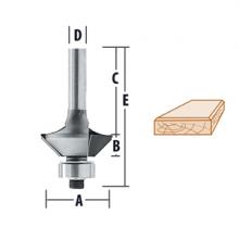 Makita 733128-4A - 25° Bevel Trimmer Bit - 2 Flute