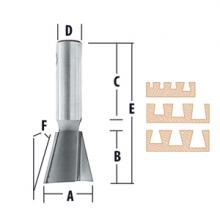 Makita 793374-3 - Dovetail Router Bits