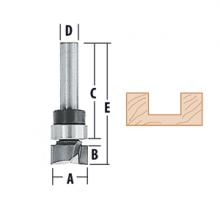 Makita 733260-A - Top Bearing Straight - 2 Flute Router Bits