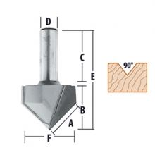 Makita 733009-5A - V-Grooving Router Bits