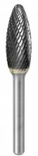 Klingspor Inc 354128 - SH-DC carbide burrs, 1/2 x 1-1/4 x 1/4 Inch double serration