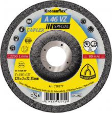 Klingspor Inc 298177 - A 46 VZ cutting-off wheels, 5 x 5/64 x 7/8 Inch depressed centre