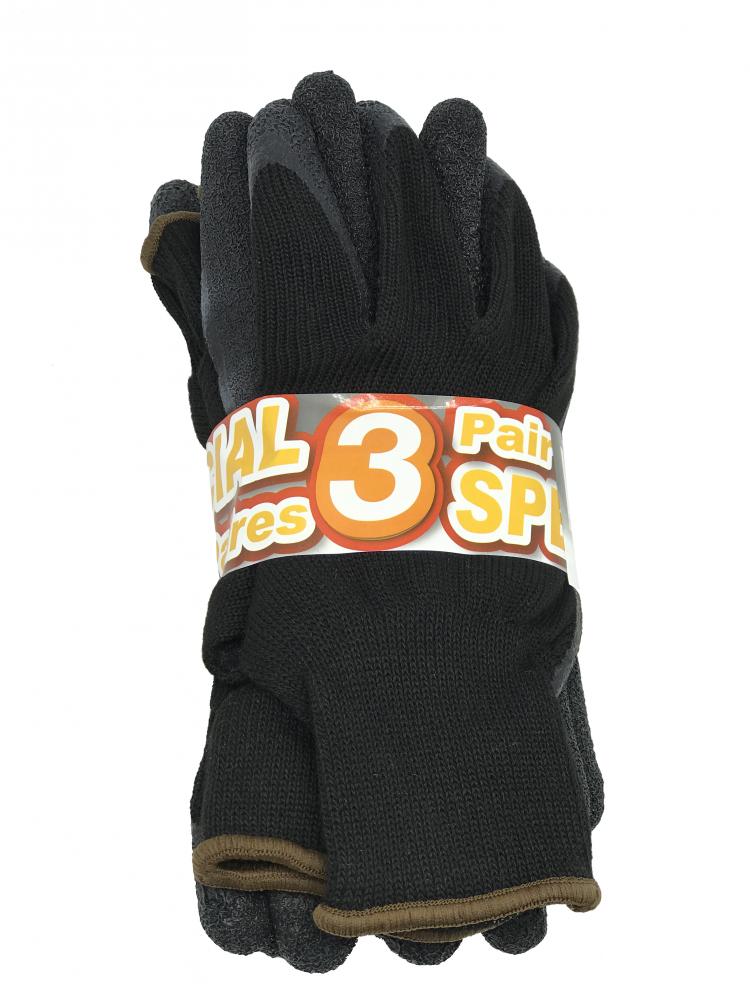 Open Road Thermo Latex Dipped Black Glove