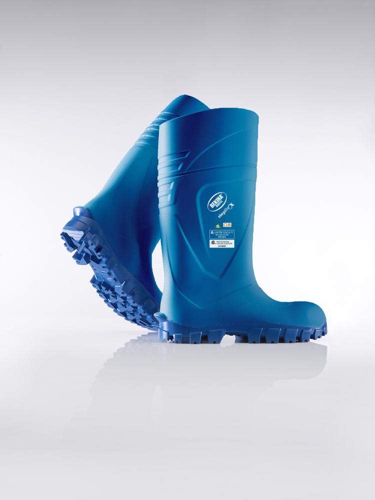 Bekina Steplite X&#34; Blue PU Boots