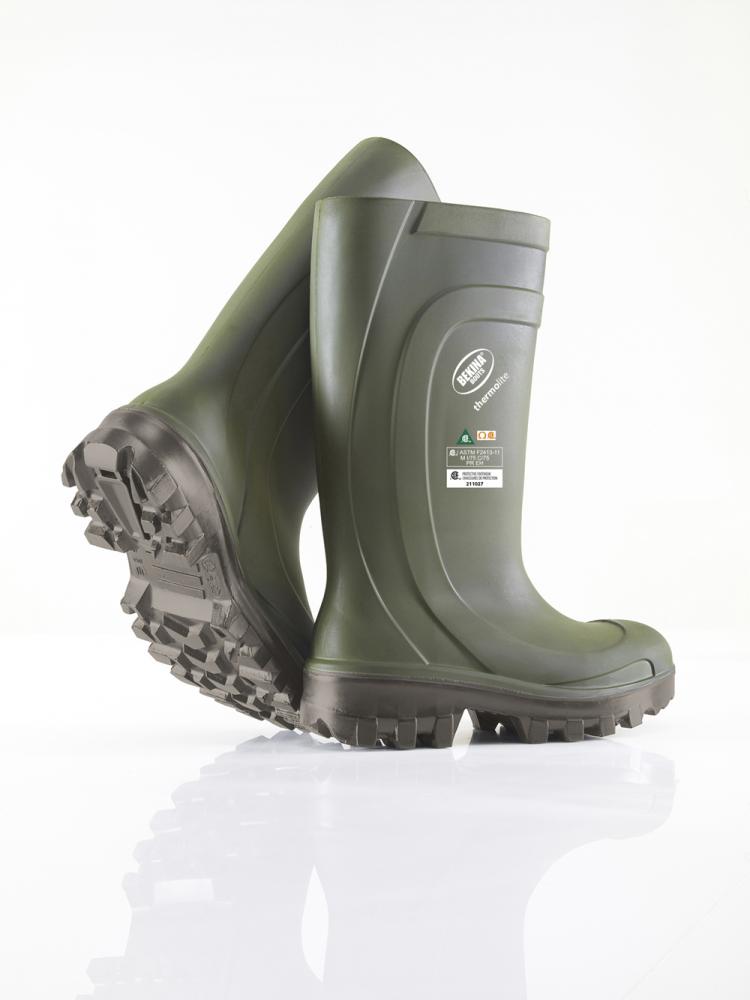 Bekina Thermolite Insulated Green PU Boots