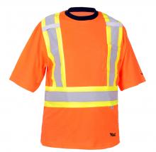 Alliance Mercantile 6000O-XXXXL - Viking Safety Premium Lined T-Shirt, Poly/Cotton