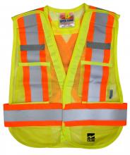 Alliance Mercantile 6115G - Open Road 5 Point Tear Away Safety Vest