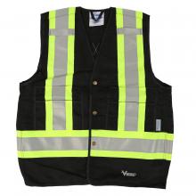 Alliance Mercantile 6160BK-4XL/5XL - Viking Tall (Extended Length)Safety Vest