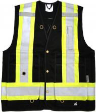 Alliance Mercantile 6165BK-XXL - Open Road Surveyor Safety Vest