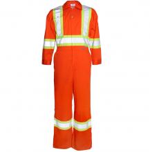 Alliance Mercantile VC30O-LT - Viking 270 GSM (8oz/yd.) Coverall-4" Vibrance Safety Stripes
