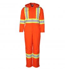 Alliance Mercantile VC50O-S - Viking 270 GSM (8oz/yd.)ThermoMAXX Insulated Coverall-4" Vibrance Safety Stripes