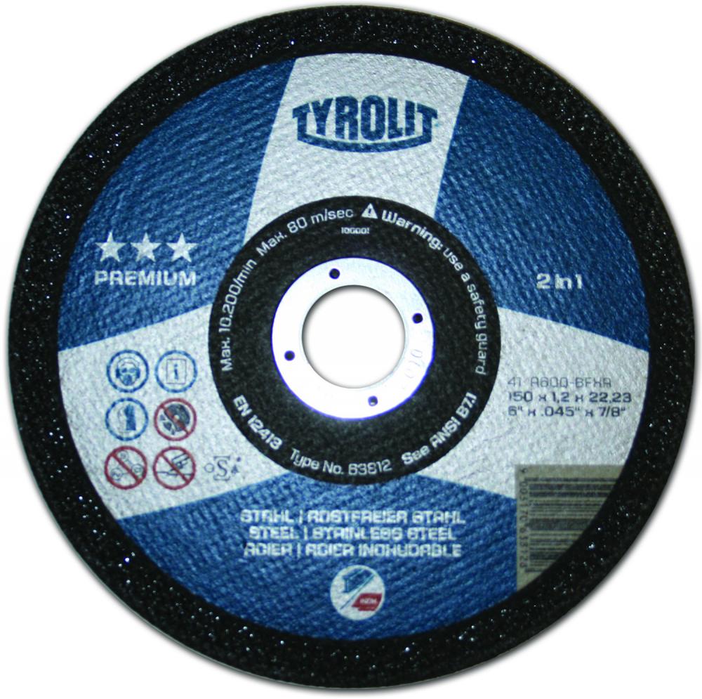 4-1/2&#34; x .040 x 7/8&#34; Tyrolit Abrasives BASIC Super-Thin Cut-Off Wheel