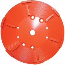 Diamond Products 14317 - 8" Heavy Duty Orange Floor Grinding Head with 12 Segments