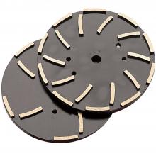 Diamond Products 20198 - 10" Premium Black Floor Grinding Head with 12 Segments