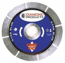 Diamond Products 74950 - 4â€ x .070 x 7/8â€ Star Blue Small Diameter Blade