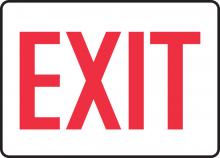 Accuform MADC531VS - SIGN 7" X 10" "EXIT" ADHESIVE BACK
