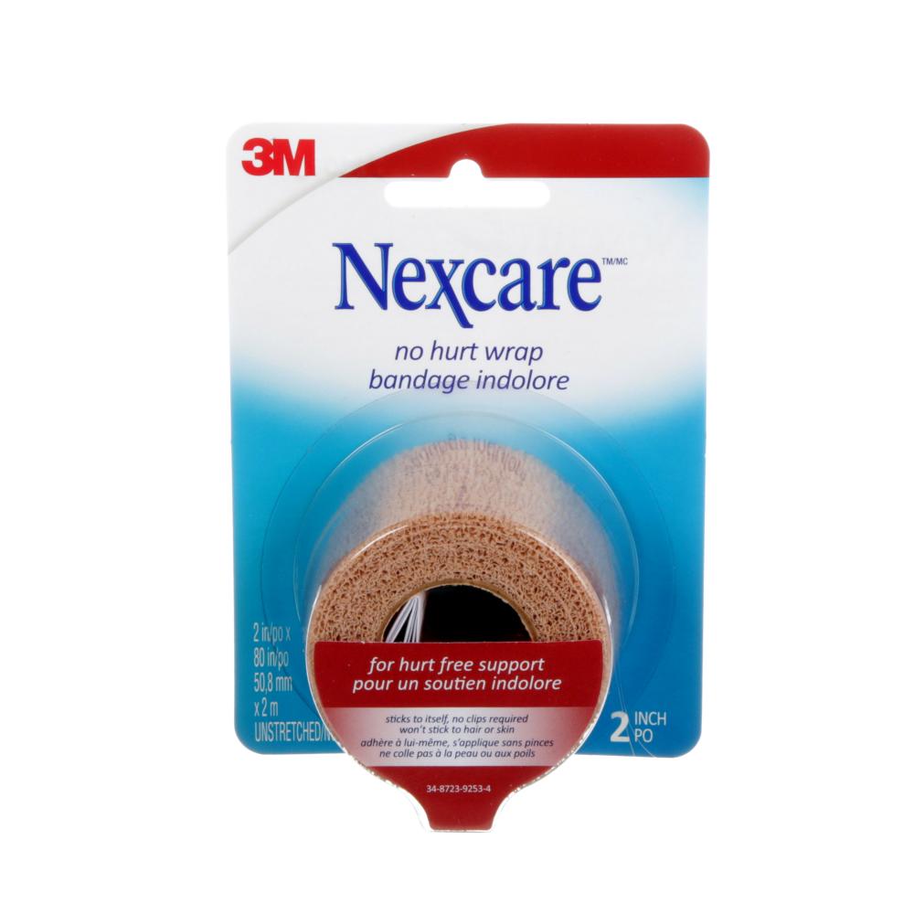Nexcare™ No Hurt Wrap NHT-2-CA, 2 in x 80 in (50.8 mm x 2 m), 1/Pack
