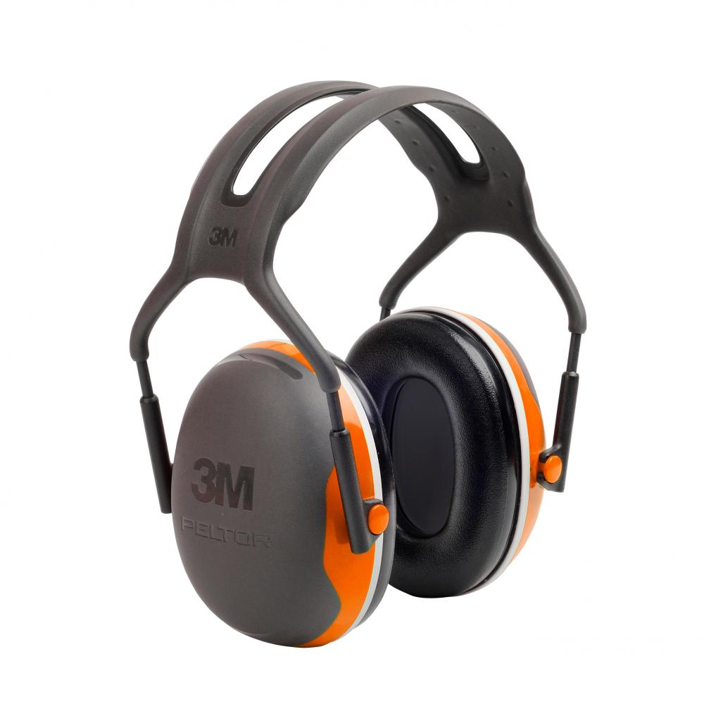 3M™ PELTOR™ X Series Earmuffs, X4A, forestry orange, 10 pairs per case