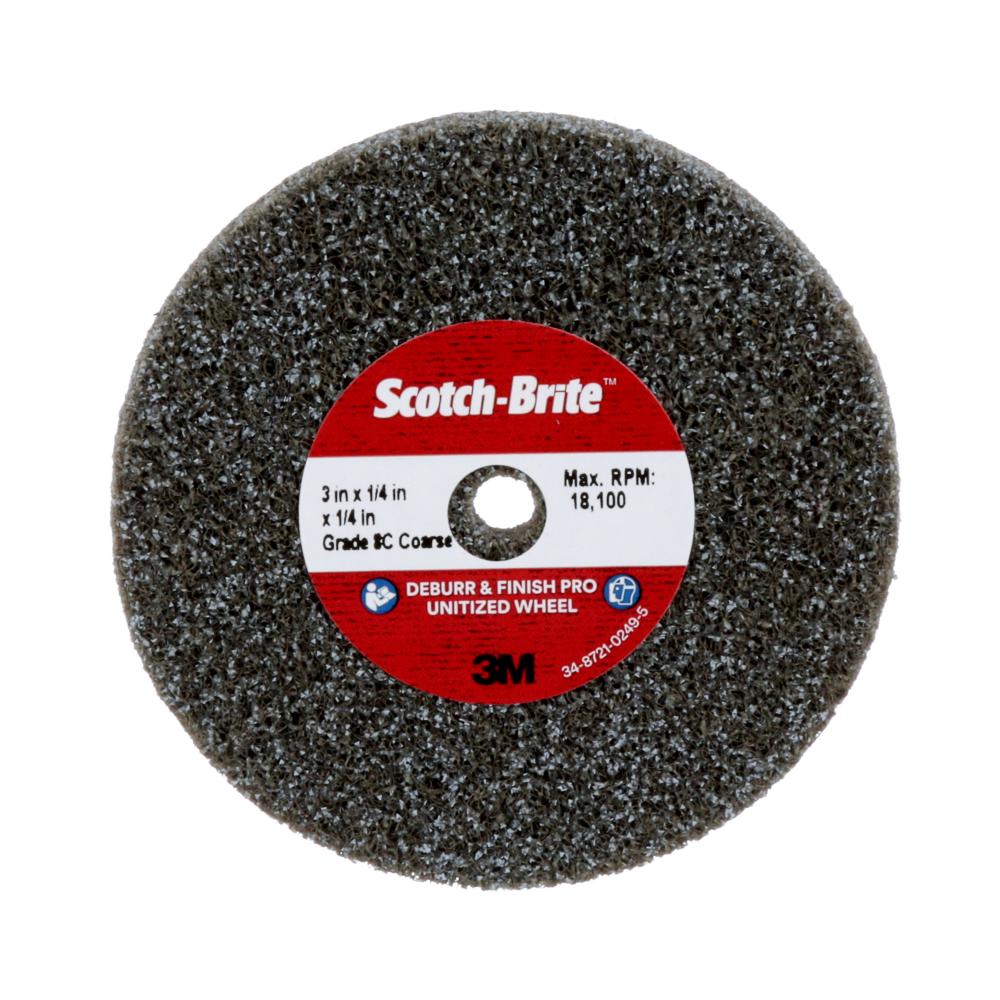 Scotch-Brite™ Deburr and Finish PRO Unitized Wheel