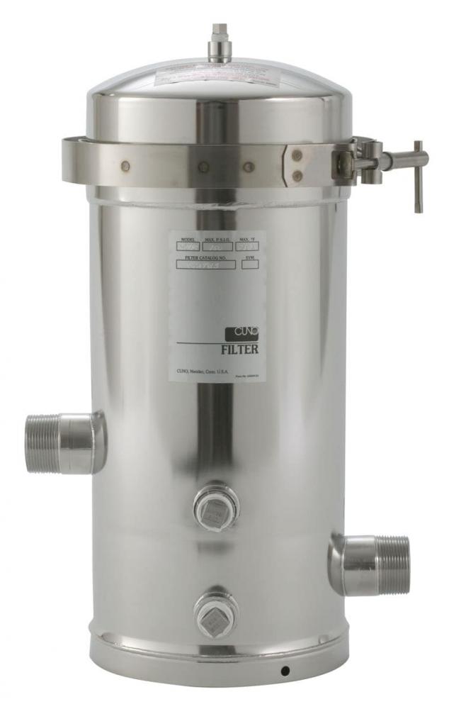 Aqua-Pure® Whole House Large Dia. Stainless Steel Filter Housing