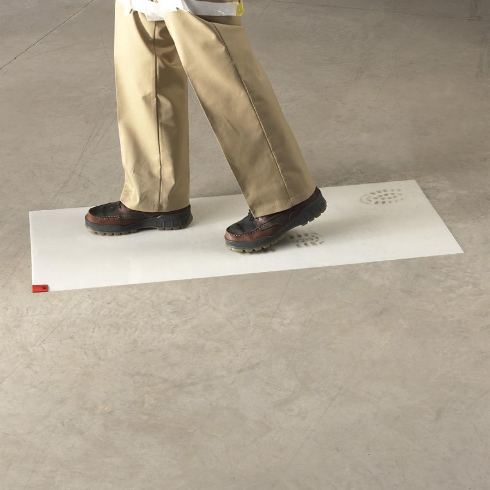 3M™ Clean-Walk Mat, 5830, unframed, white, 45.7 cm x 91.4 cm (18 in x 36 in), 30 sheets per mat