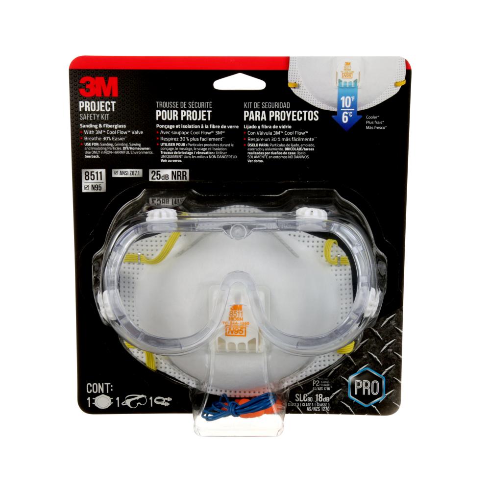 3M™ Project Safety Kit H1DC-PS, Pro Series, Sanding & Fibreglass, N95, Valved, 6/Case