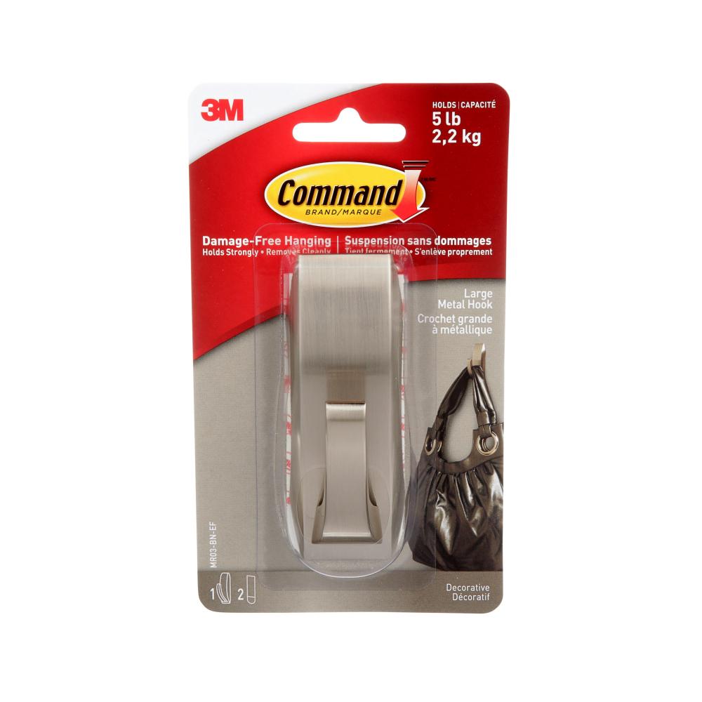 Command™ Bath Hook MR03-BN-C