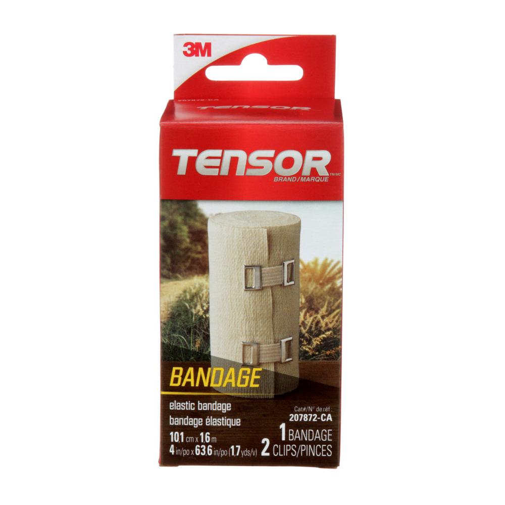 Tensor™ Elastic Bandage with Clips, 4 in., Beige