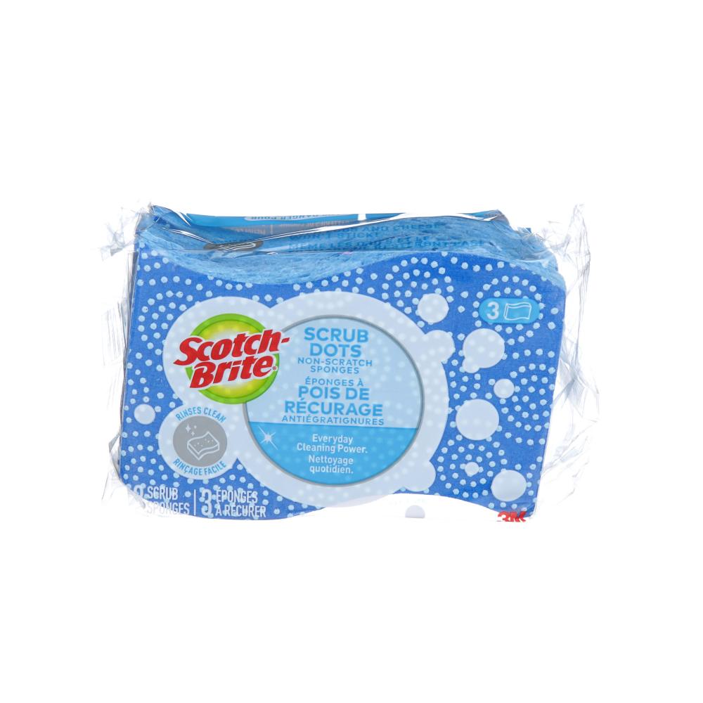 Scotch-Brite® Scrub Dots Non-Scratch Scrub Sponge, 3/pack