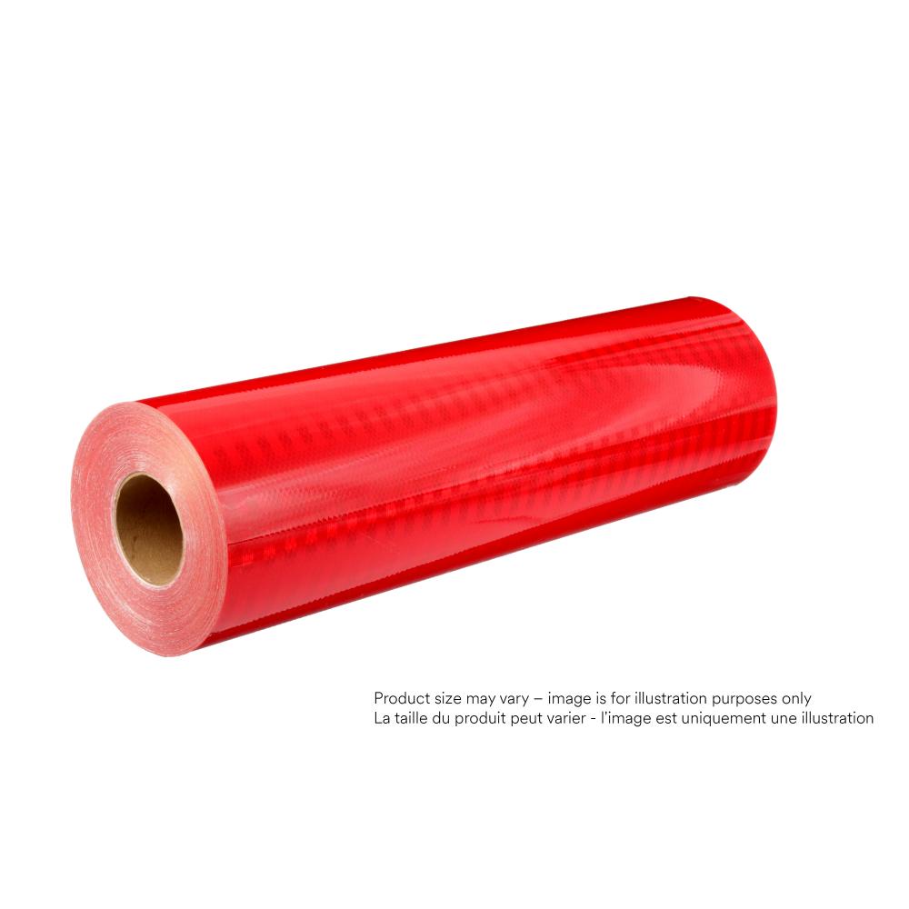 3M™ High Intensity Prismatic Reflective Sheeting 3932, Red, 4 in x 50 yd (101.6 mm x 45.72 m)