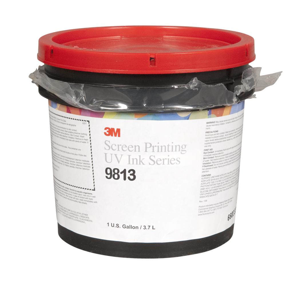 3M™ Screen Printing UV Ink, 9813, red violet, 1 gallon (3.8 L)