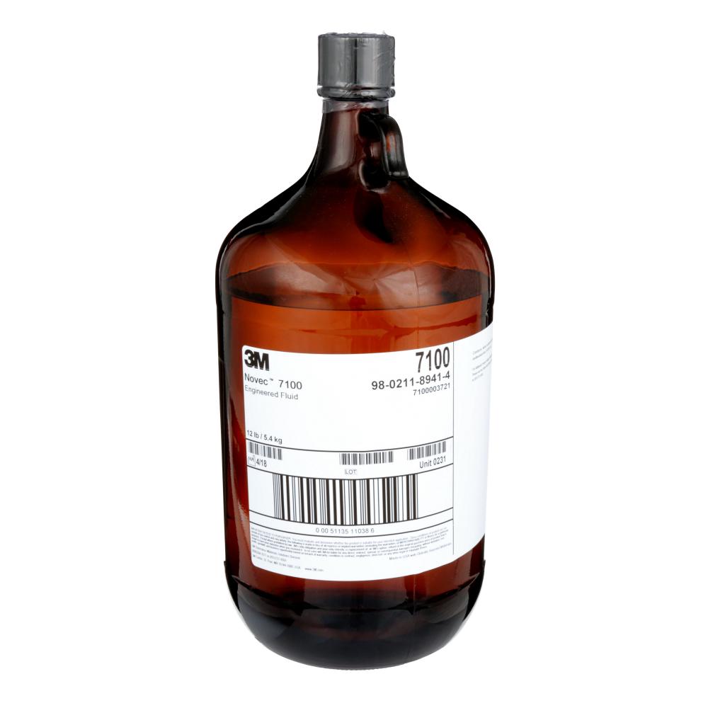3M™ Novec™ Engineered Fluid, 7100, 3.79 L (1 gal), glass jug, 12 lbs (5.44 kg)