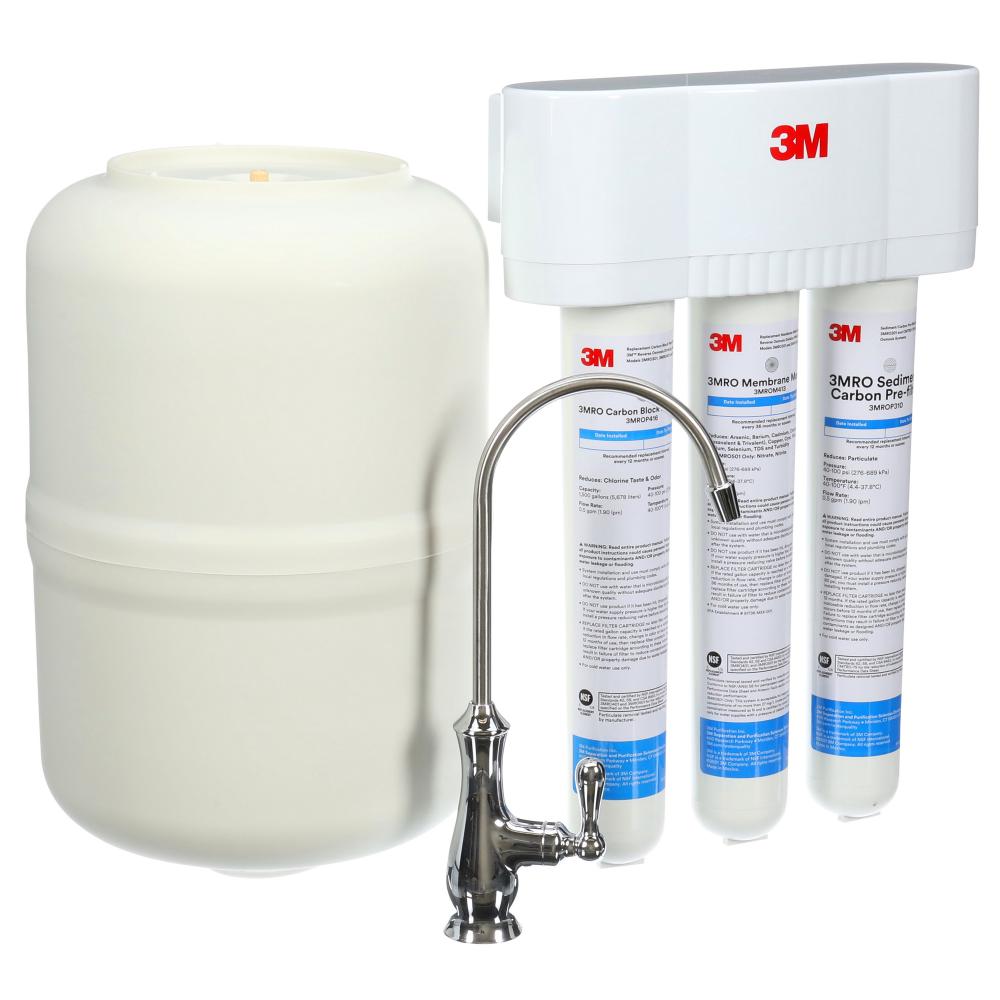 3M™ Under Sink Reverse Osmosis Water Filteration System 3MRO301,  04-04506, 5 um, 1/Case