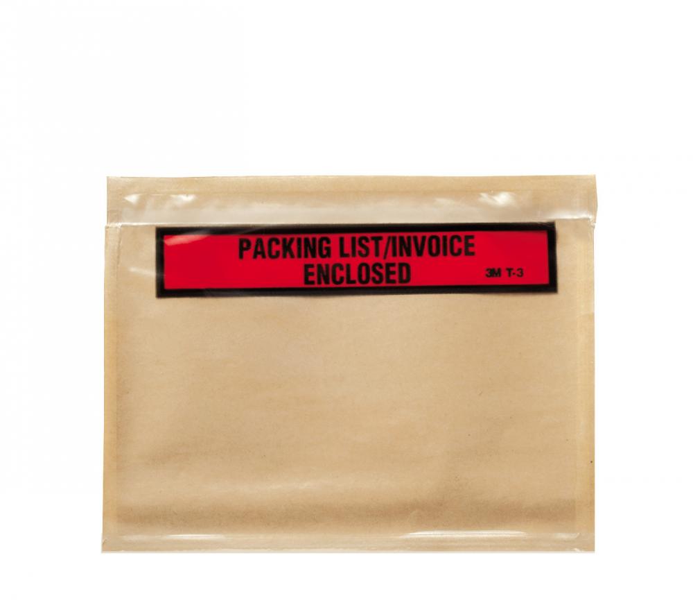 3M™ Top Print Packing List Envelope PLE-T3, 7 in x 5-1/2 in, 1000/Case