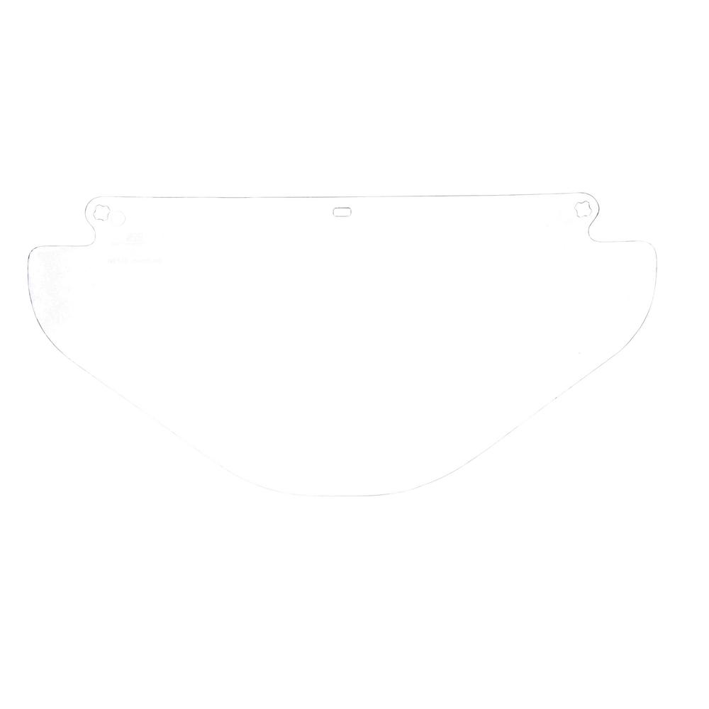 3M™ Wide Polycarbonate Faceshield, 82582-00000, flat stock, large window, clear