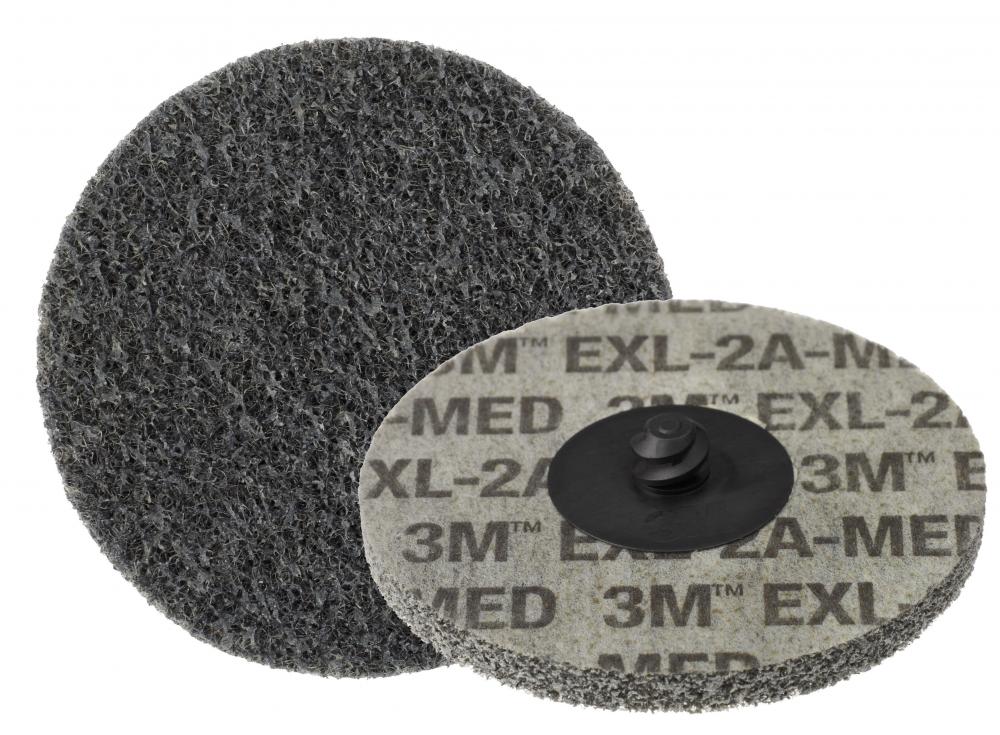 Scotch-Brite™ Roloc™ EXL Unitized Wheel, XL-UR, MED, 2 in x NH (5.08 cm x NH)