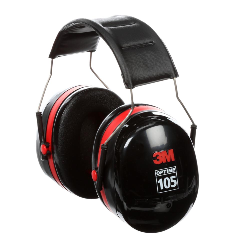 3M™ PELTOR™ Optime™ 105 Earmuffs, H10A, over-the-head, 10 pairs per case