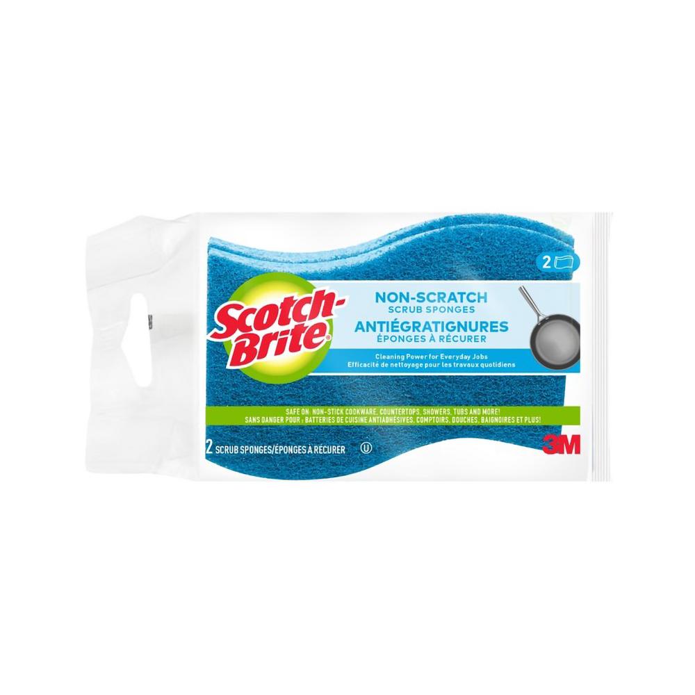 Scotch-Brite® Non-Scratch Scrub Sponge, 2/pack