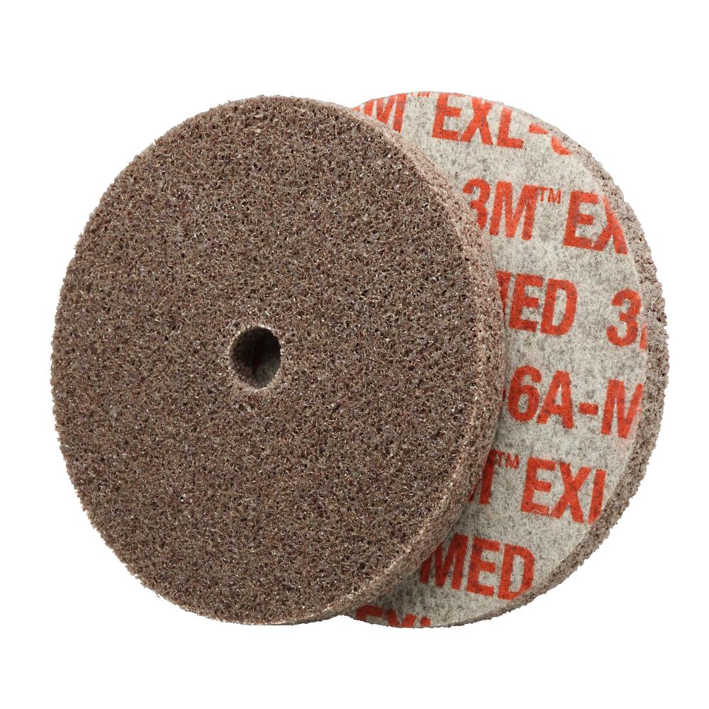 Scotch-Brite™ EXL Unitized Wheel XL-UW, 6A Medium, MISC x 1/4 in (6.35 mm) x MISC, Configurable