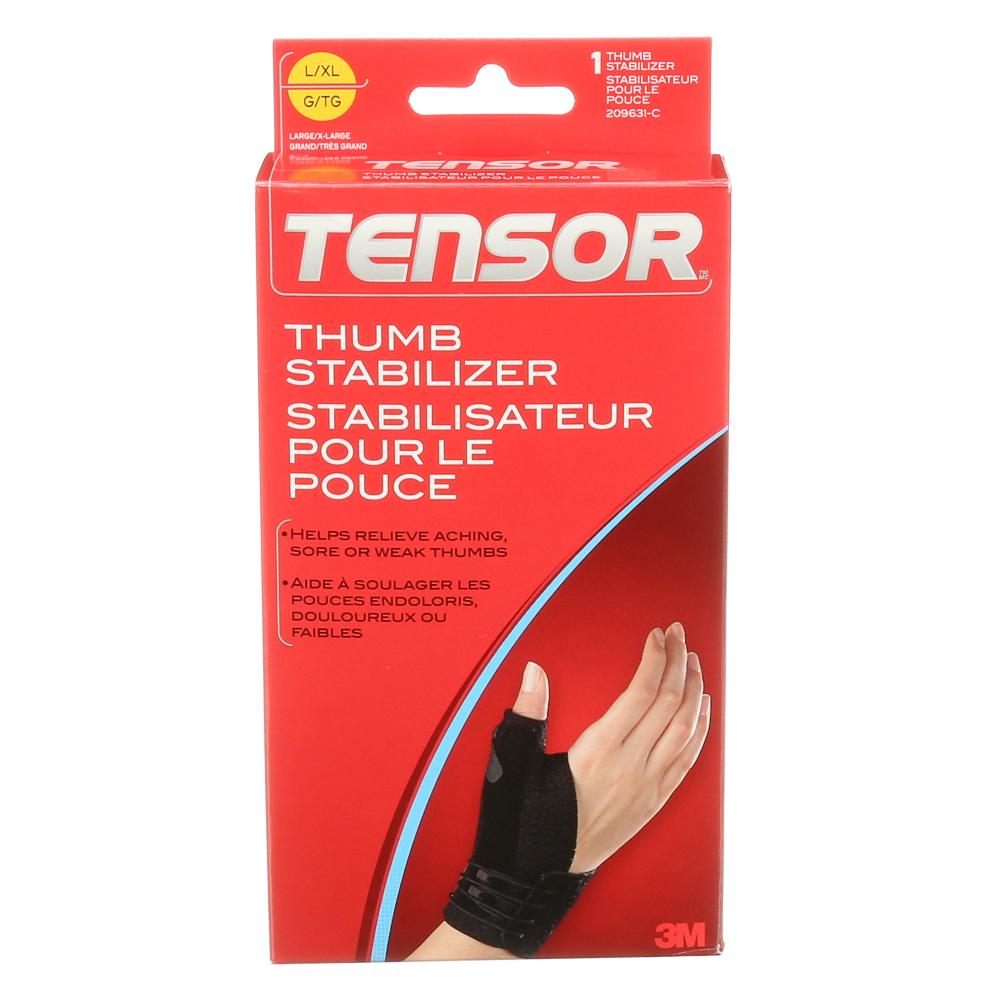 Tensor™ Thumb Stabilizing Brace, black, large/extra-large