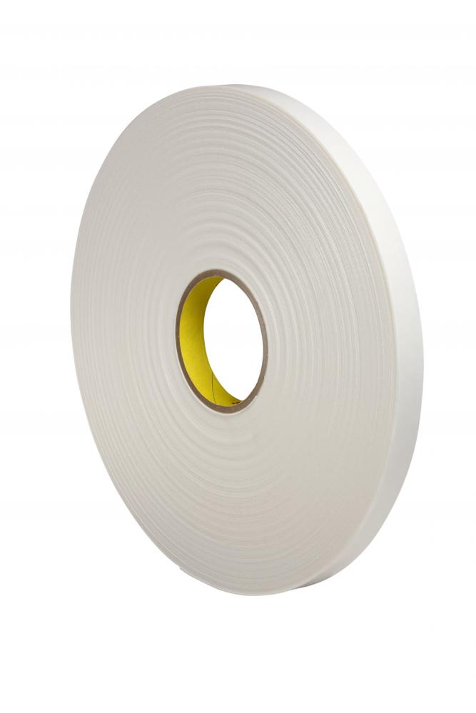 3M™ Urethane Foam Tape, 4104, natural, 0.8 in x 18.0 yd x 64.0 mil (1.9 cm x 16.5 m x 1.6 mm)