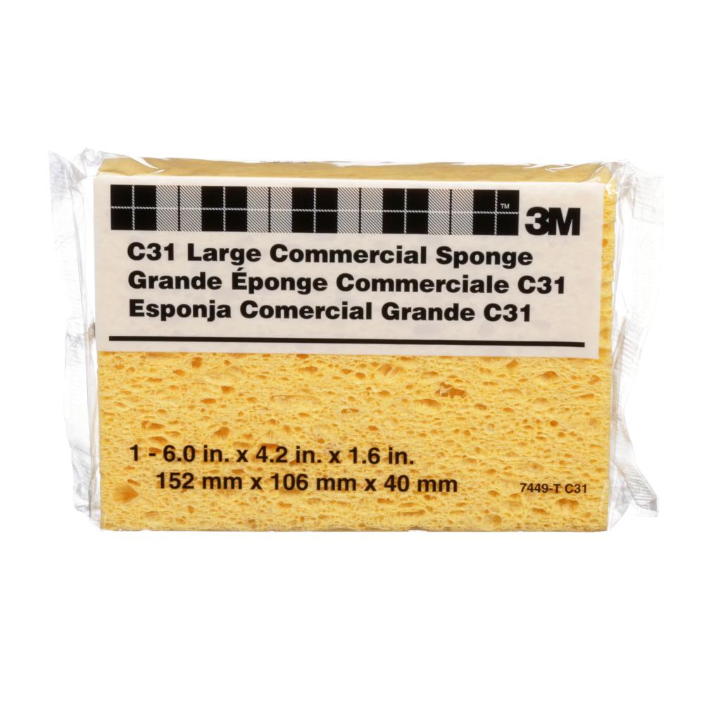 3M™ Commercial Size Sponge, C31, 6 in x 4.25 in x 1.625 in