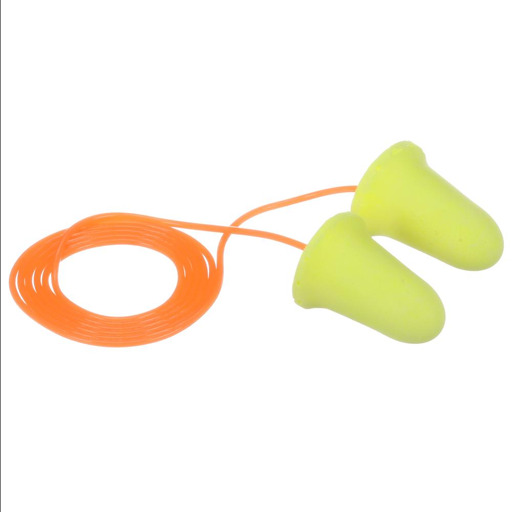 3M™ E-A-Rsoft FX Earplugs, 312-1260, yellow, corded